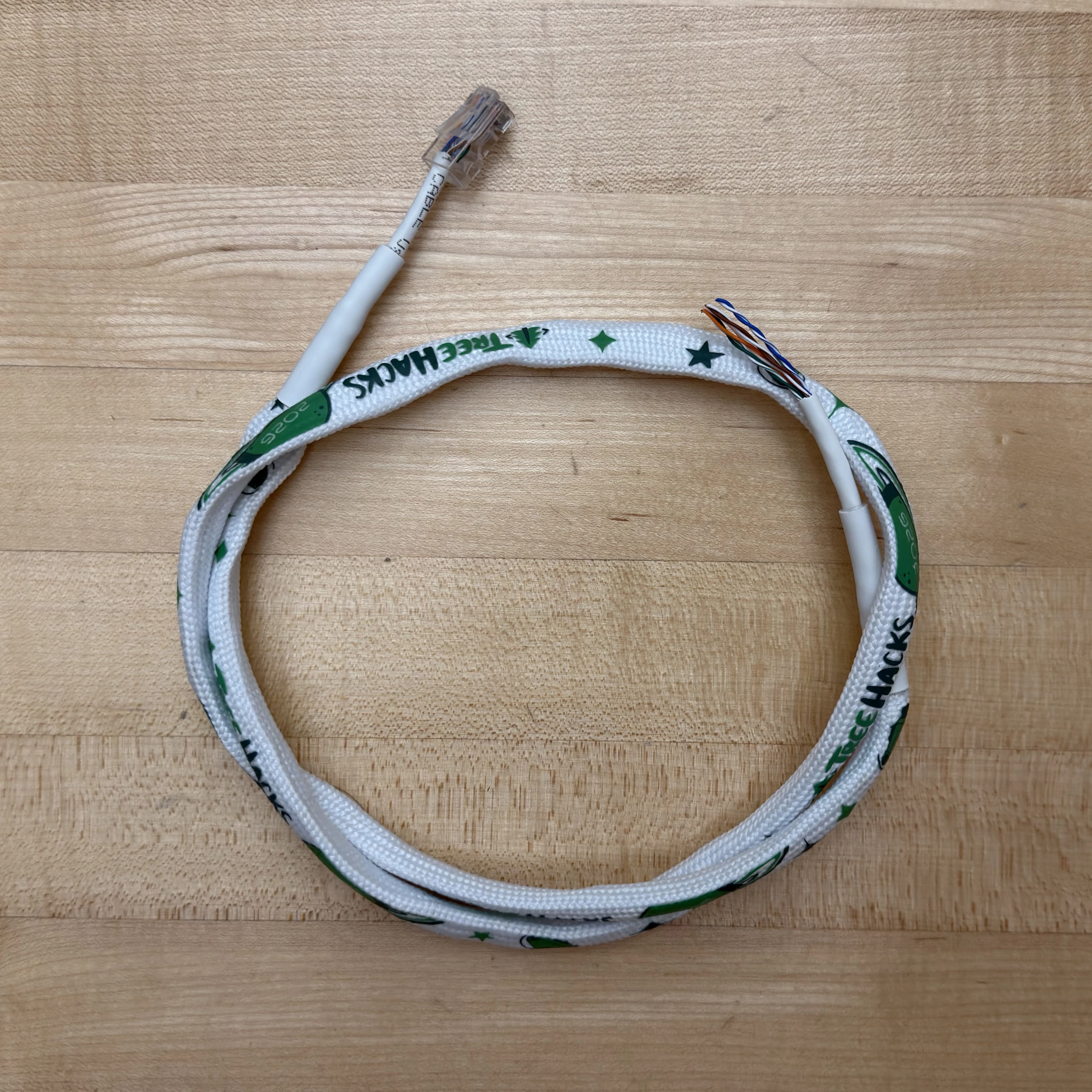 Prototype Ethernet cable lanyard