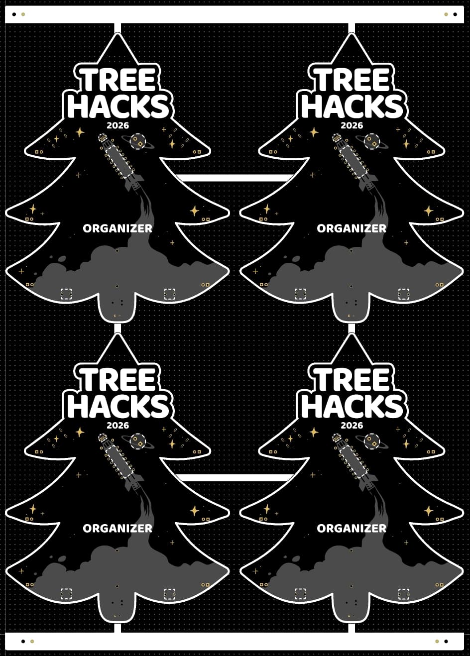The organizer badge design